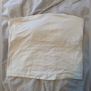 Aerie White Strapless Top size small fully lined